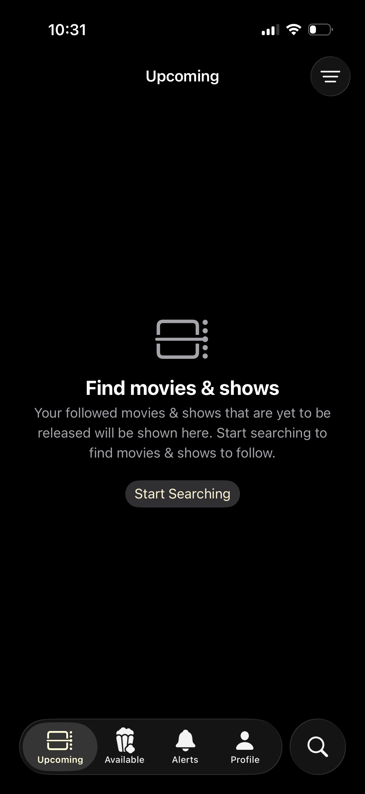 showcase empty-state screenshot